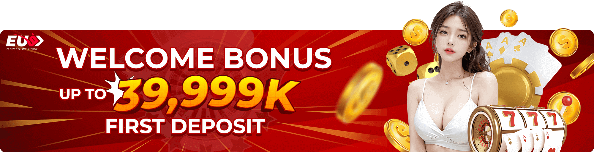 welcome bonus up to 39,999K